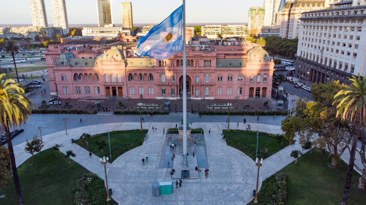 Referencial.Casa Rosada, en medio de la tensión diplomática por el mapa de las Malvinas en Francia