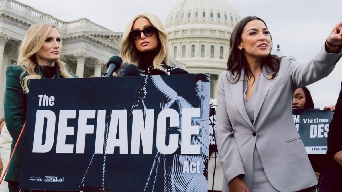 Paris Hilton respalda ley contra el abuso digital. Junto a legisladores en el Capitolio, la celebridad impulsa medidas para proteger la imagen en la era de la IA.