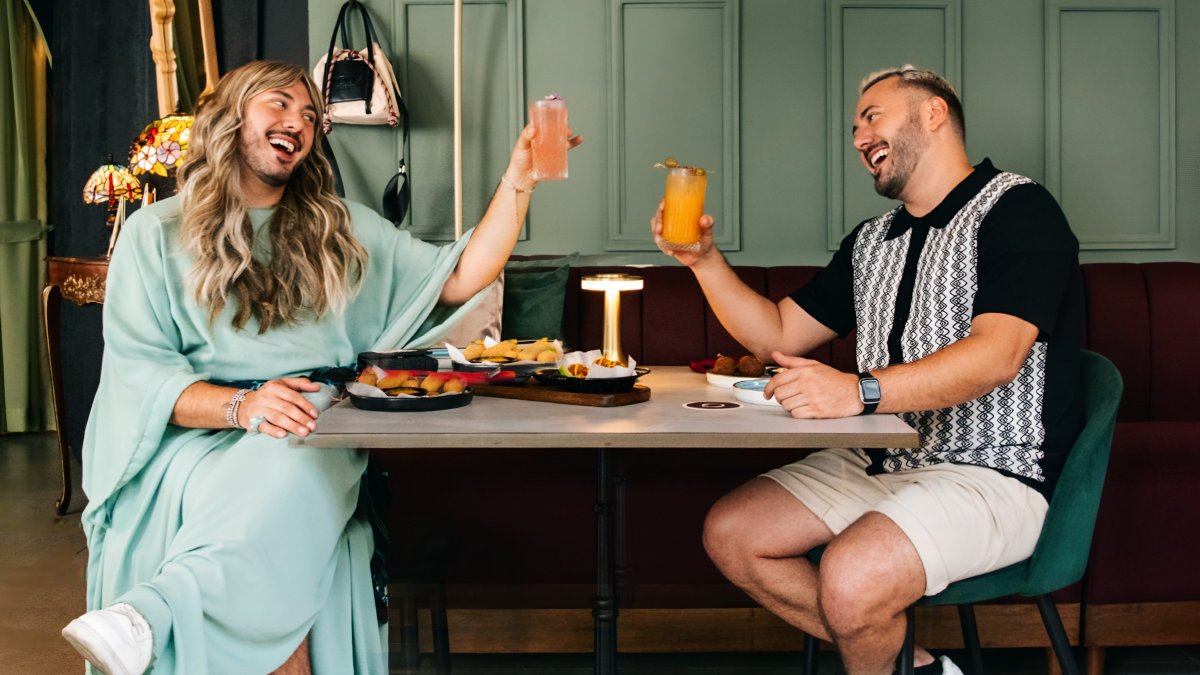 Jorge Campozano y su personaje Hermelinda Dior.