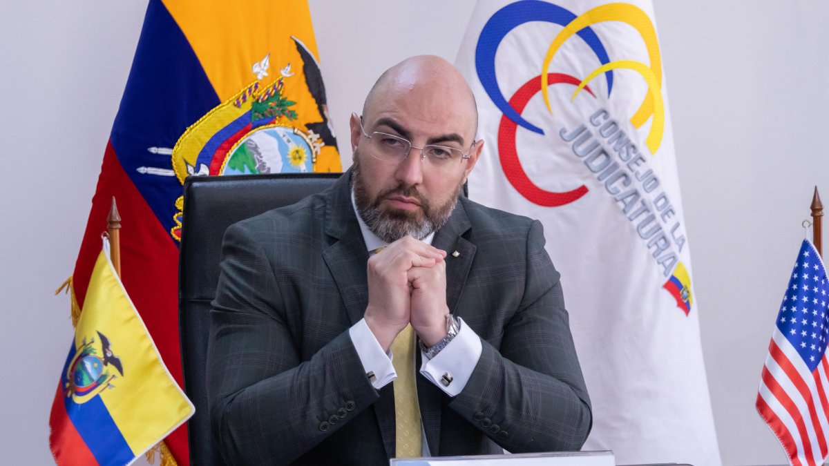 El presidente del Consejo de la Judicatura, Mario Godoy Naranjo.