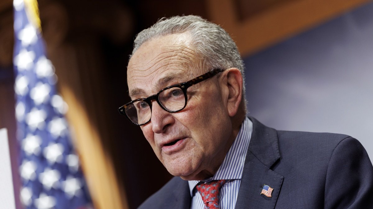 El líder de la minoría demócrata en el Senado, Chuck Schumer, en una fotografía de archivo.