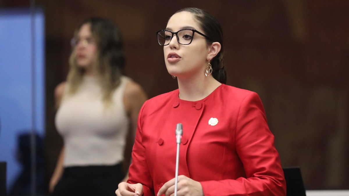 Propuesta. 14 asambleístas entregaron su firma de respaldo al proyecto de Camila León (ADN).