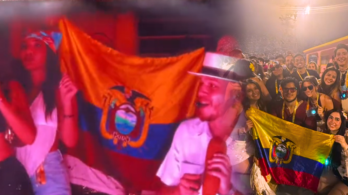 Videos en redes sociales muestran la bandera de Ecuador en la casita de Bad Bunny.