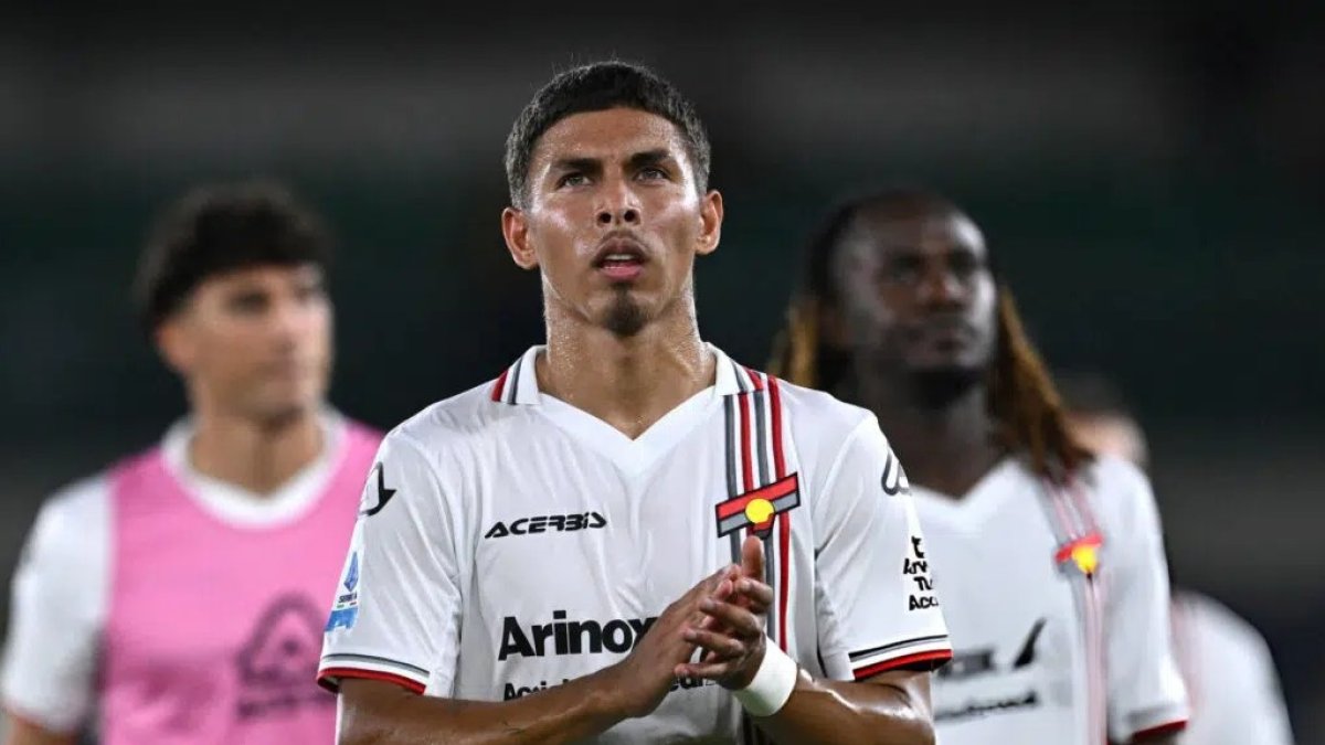 Jeremy Sarmiento tuvo poco protagonismo con Cremonese de Italia.