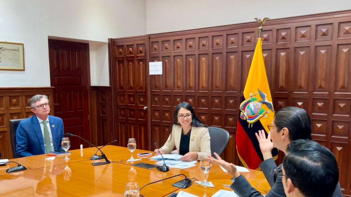 Sariha Moya, ministra de Economía y Finanzas.