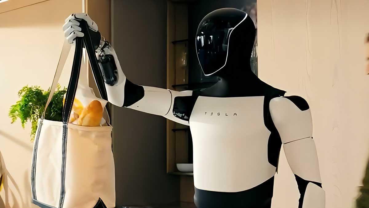 Robot humanoide de Tesla.