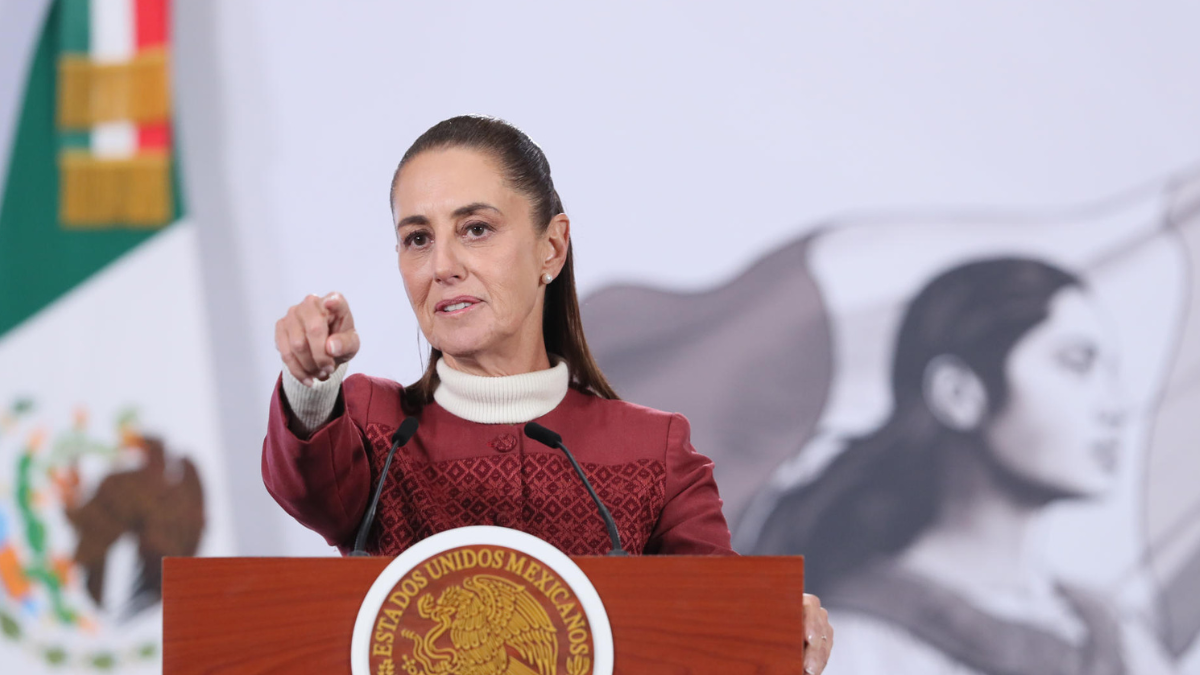 La presidenta de México responde a la invitación de Donald Trump para integrar una Junta de Paz regional, durante conferencia en Palacio Nacional.