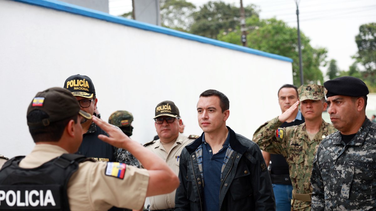 El presidente Daniel Noboa mencionó a alias Viche en su cuenta de X