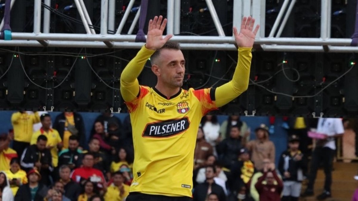 Damián Díaz enfrentará a Barcelona SC con la camiseta de Guayaquil City esta temporada 2026.