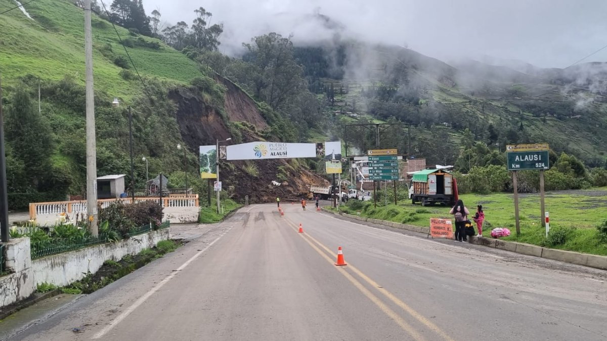 En Alausí les preocupa el trazado que se ha propuesto como variante de la carretera E35 que, según aseguran, dejaría aislado a este cantón.