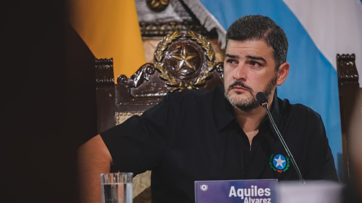 El alcalde de Guayaquil, Aquiles Álvarez.