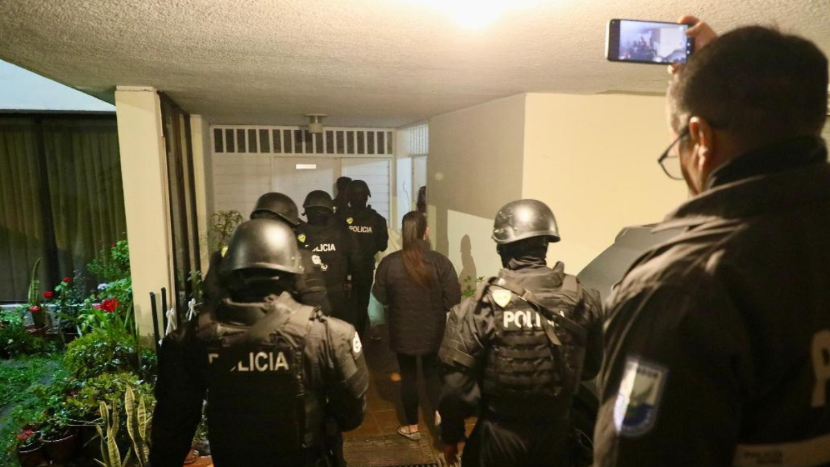 Operativo policial en el marco de las investigaciones por el Caso Caja Chica.