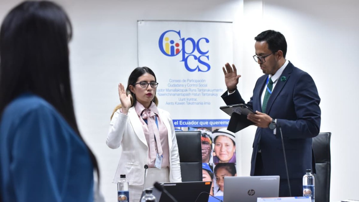 Cynthia Jacho, quien en la etapa preliminar obtuvo 17,50 de 50 puntos, preside la Comisión Ciudadana de Selección del concurso para fiscal general.