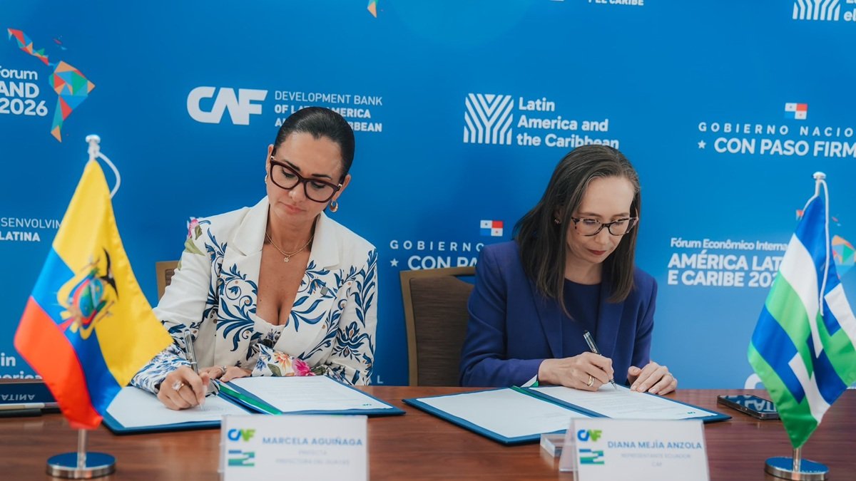 La firma de la asistencia técnica no reembolsable se realizó en Ciudad de Panamá, durante el Foro Económico Internacional de América Latina y el Caribe.