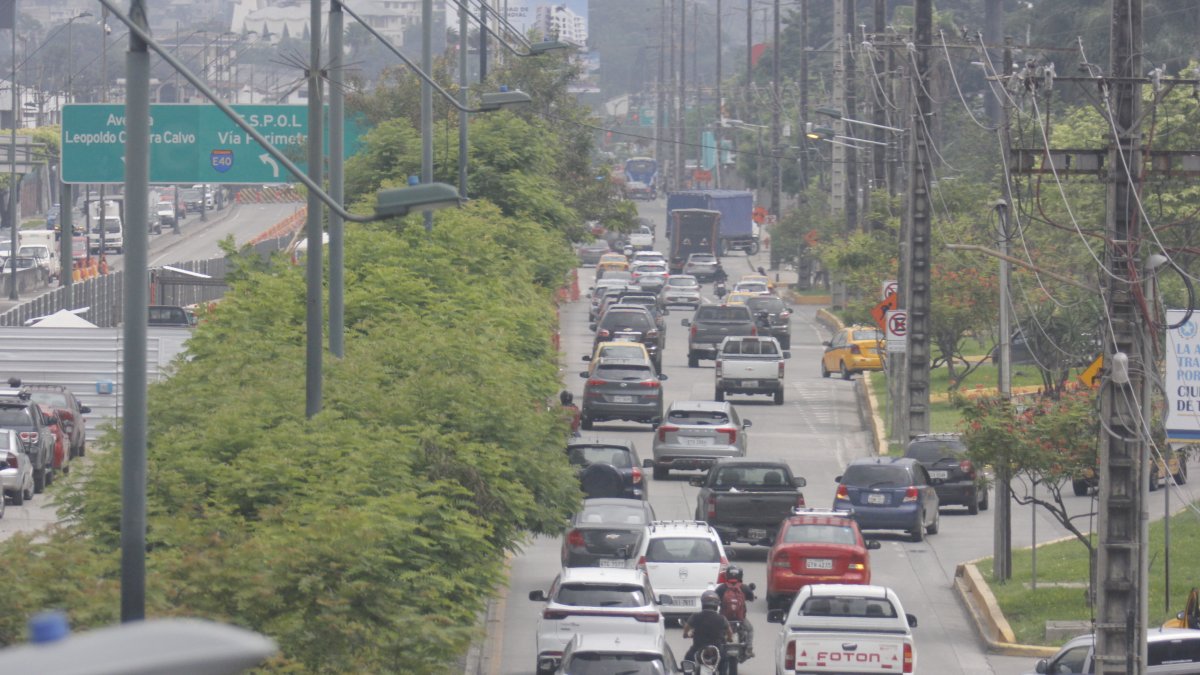 Circulación vehicular en Guayaquil