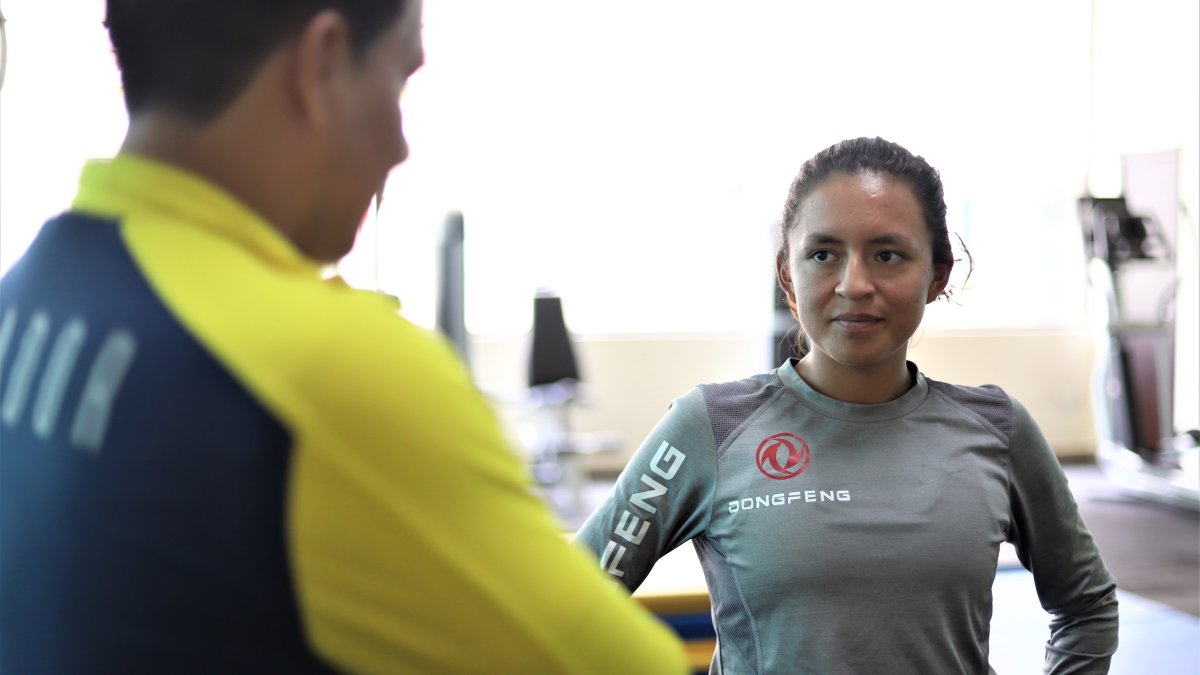 La marchista Glenda Morejón vuelve a los entrenamientos y competencias de alto nivel, luego de su periodo de embarazo.