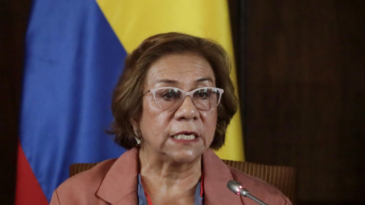 La canciller de Colombia, Rosa Villavicencio, en una foto de archivo.