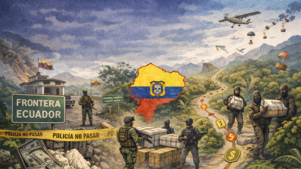 La franja fronteriza de Ecuador con Colombia ha experimentado una transformación acelerada del fenómeno criminal.