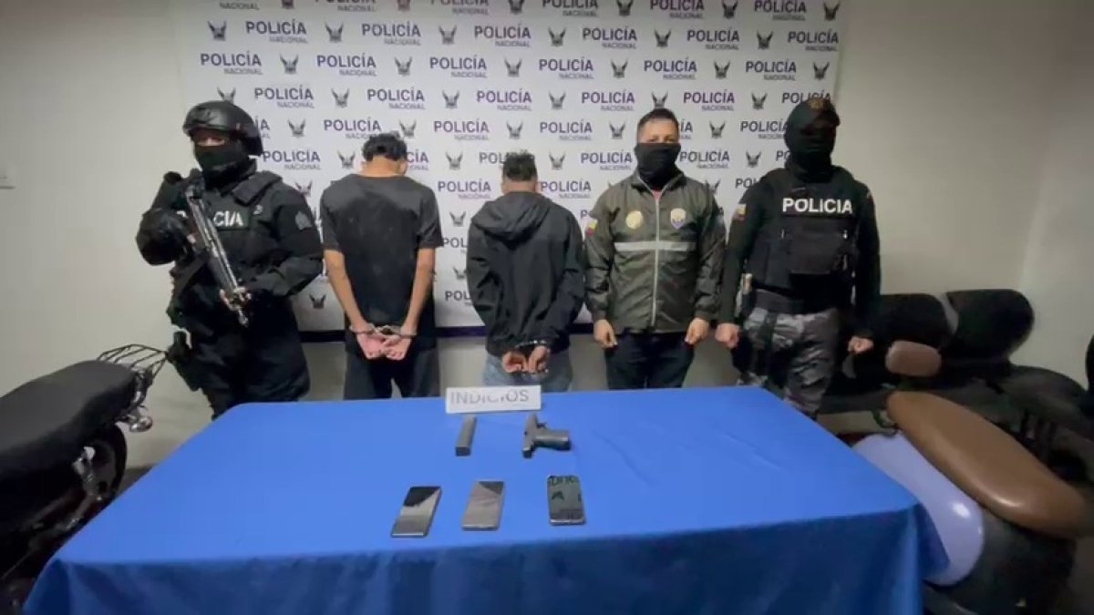 Sospechosos capturados por la Policía
