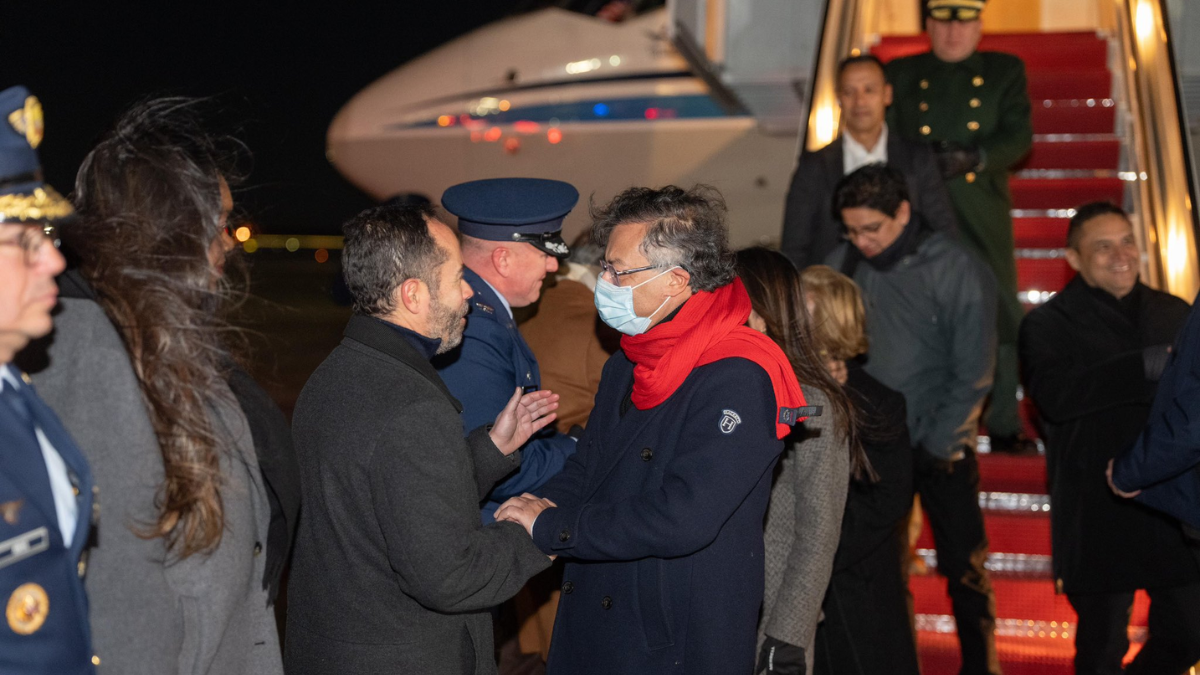 El presidente de Colombia llegó a Estados Unidos para reunirse con Donald Trump.