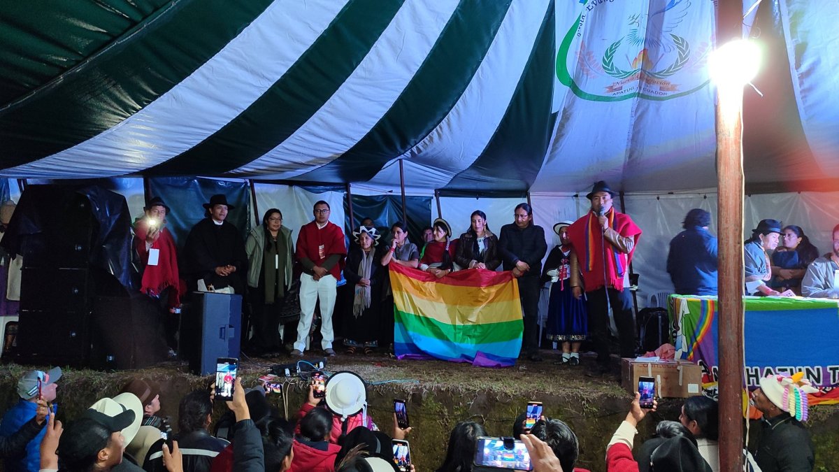 Leonidas Iza fue designado presidente de la Ecuarunari el pasado 31 de enero de 2026.