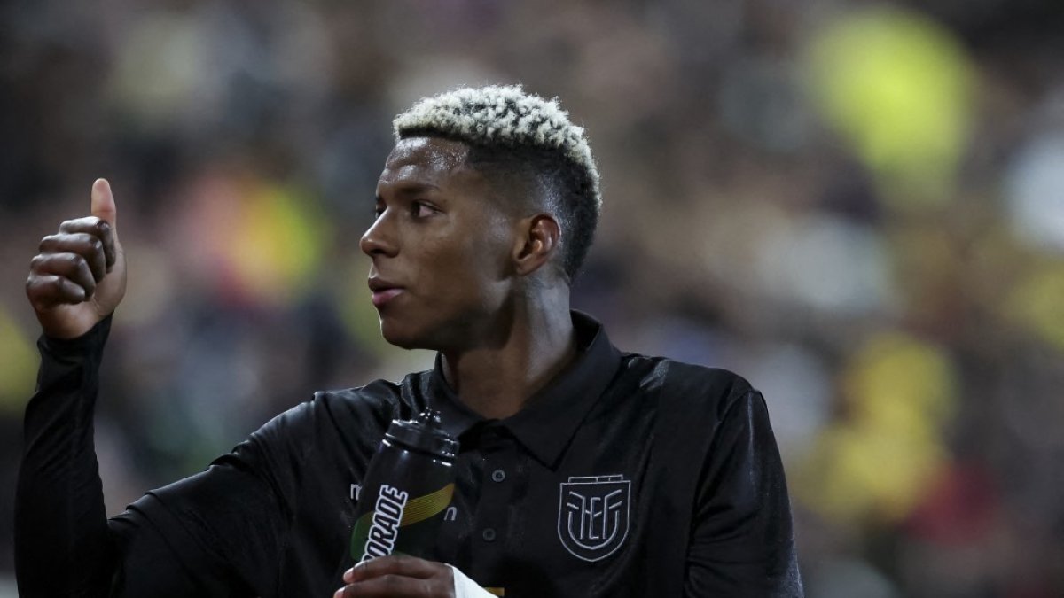 Nilson Angulo, extremo de la selección ecuatoriana.