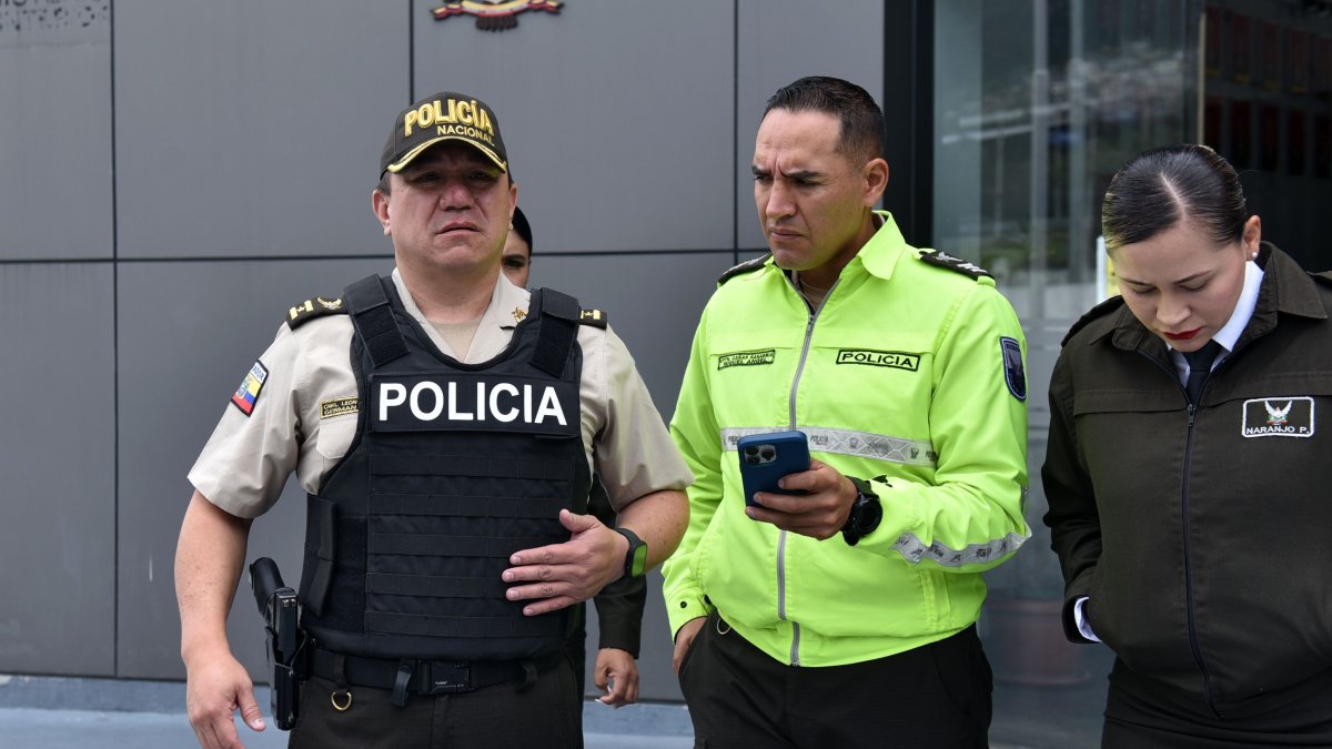 Germán León de La Torre, comandante subrogante de la Policía del DMQ dio más detalles del caso el 2 de febrero de 2026.