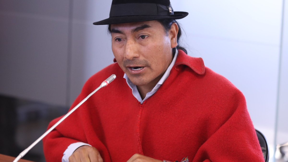 Leonidas Iza vuelve a la dirigencia indígena, tras la designación como el nuevo presidente de la Ecuarunari.