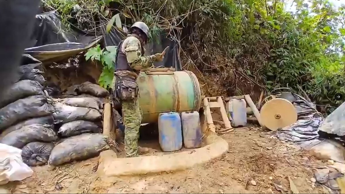 El control que se hace para evitar la minería ilegal.