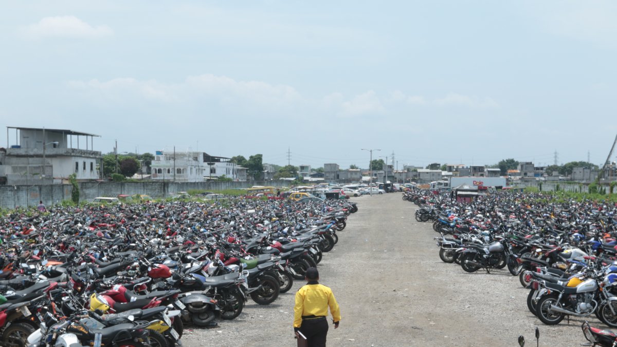 Uno de los centros de retención vehicular de la ATM.