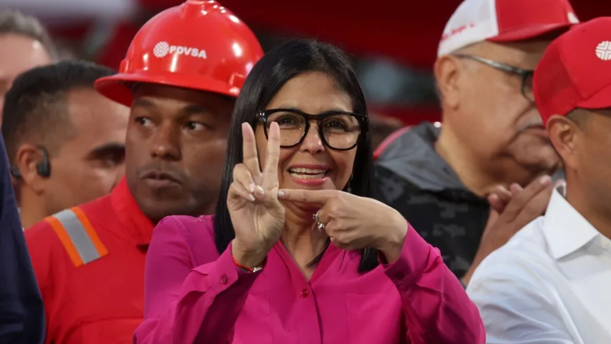 Delcy Rodríguez habla sobre Venezuela y las relaciones con Trump.