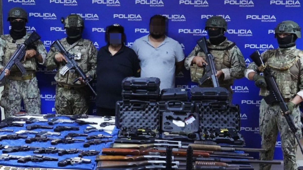 Durante la intervención se aprehendió a dos individuos