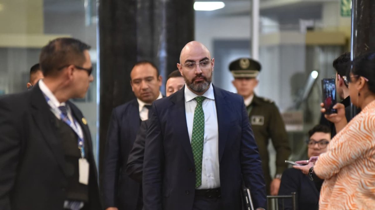 El presidente de la Judicatura, Mario Godoy, asistió a la Comisión de Fiscalización.