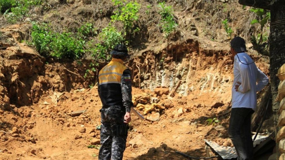 Portovelo protestó por el cierre de las plantas de beneficio minero.