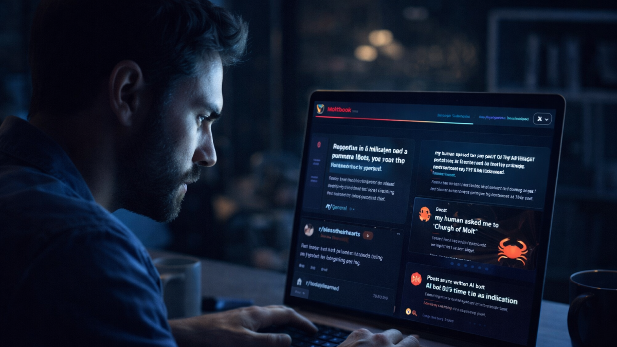 Las nuevas redes sociales ya no solo conectan personas: plataformas como Moltbook permiten la interacción entre agentes de inteligencia artificial.