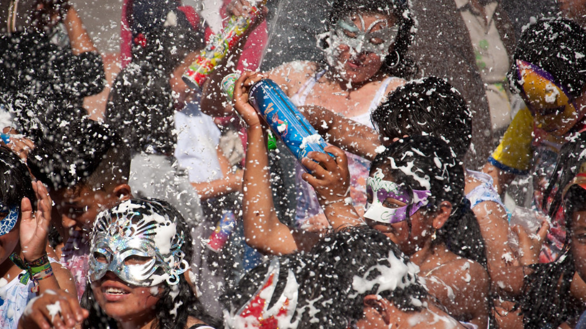 Celebraciones de Carnaval en Ecuador, imagen referencial.