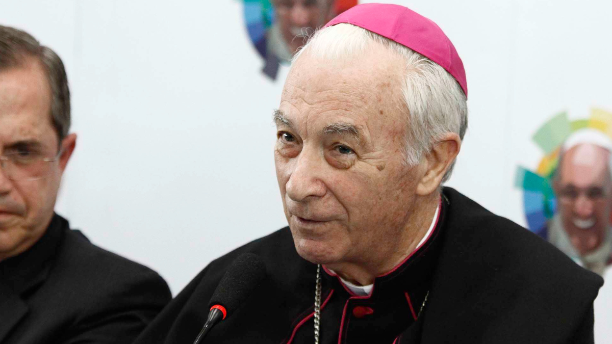 Monseñor Antonio Arregui Yarza, arzobispo emérito de Guayaquil.