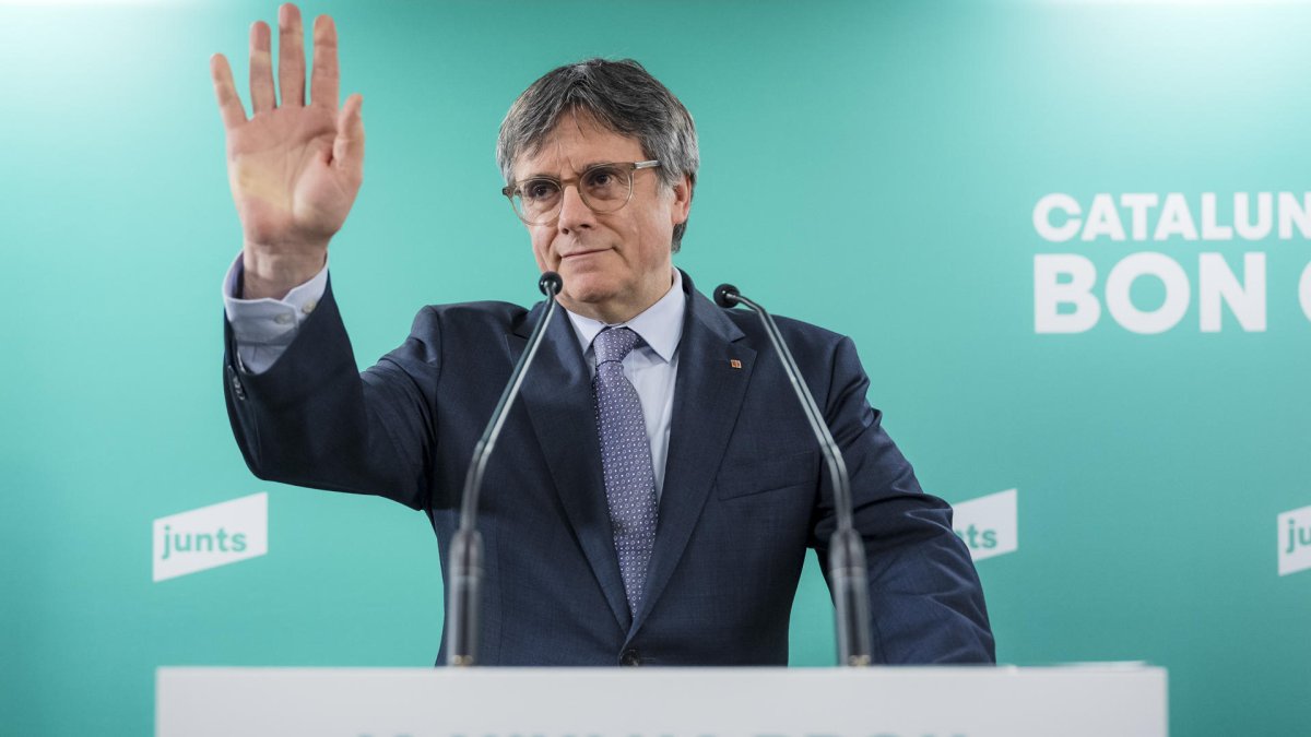 El líder de Junts, Carles Puigdemont.