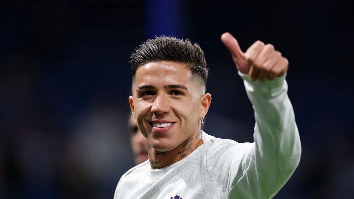 Enzo Fernández, volante del Chelsea.