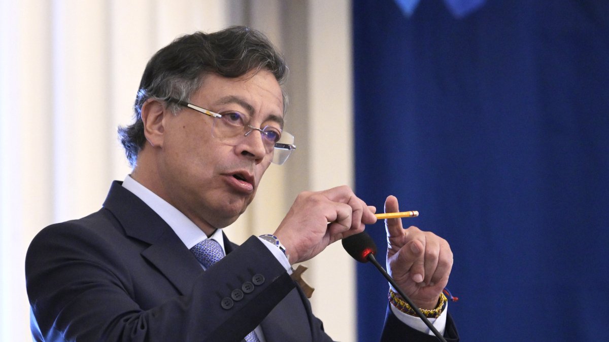 El presidente de Colombia, Gustavo Petro.
