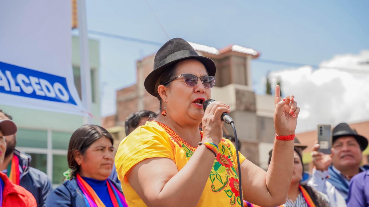 Lourdes Tibán llegó a la Prefectura de Cotopaxi en mayo de 2023.