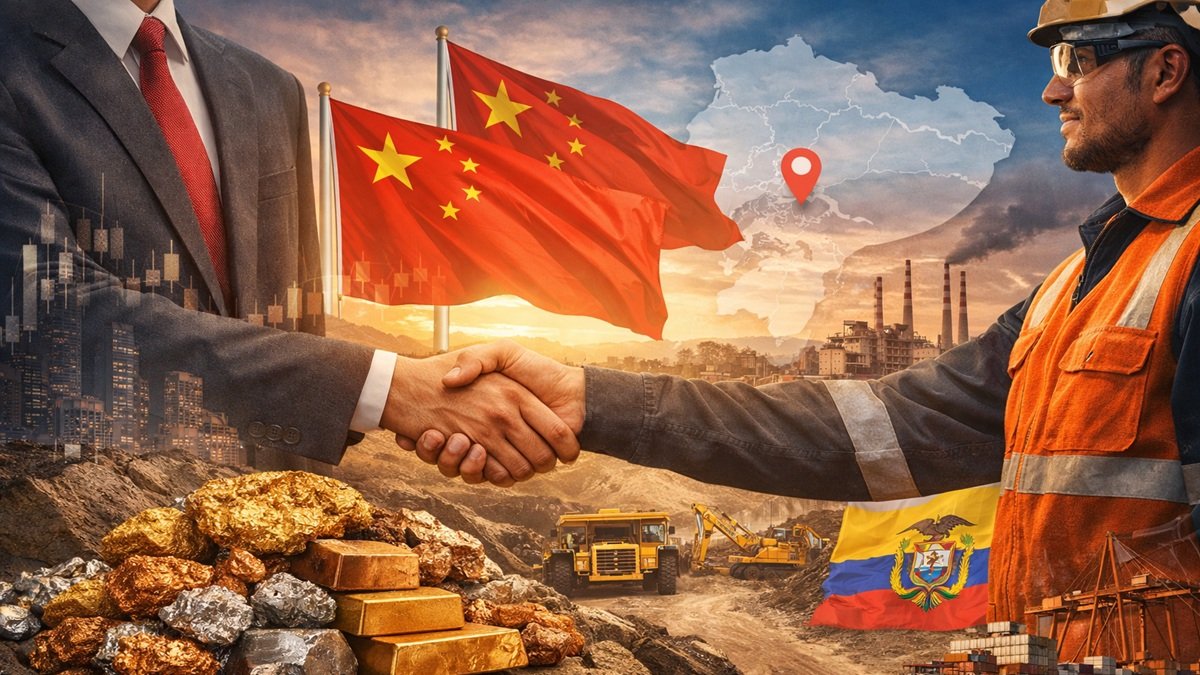 China esté ahora a cargo de los proyectos con más reservas de oro y de cobre de Ecuador.