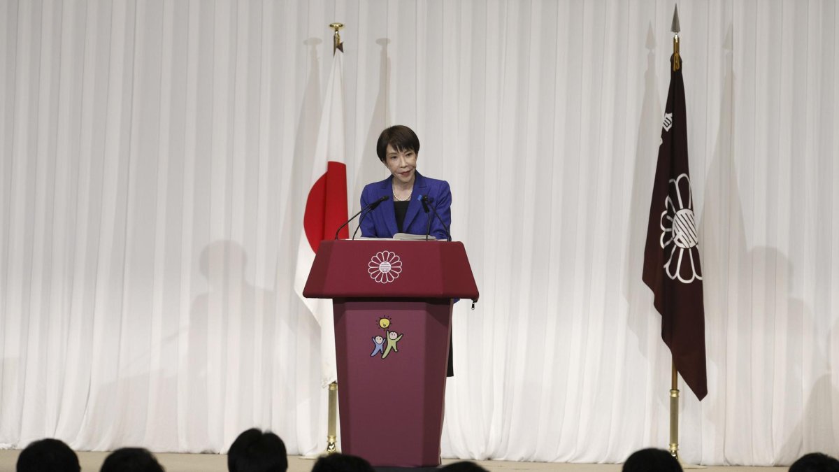 La primera ministra de Japón, Sanae Takaichi, líder del gobernante Partido Liberal Democrático (PLD).