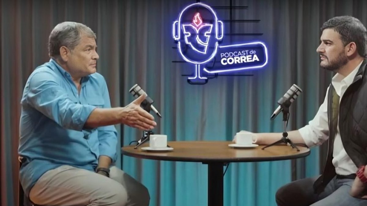 Rafael Correa, expresidente de la República, se pronunció en su cuenta de X tras la detención de Aquiles Álvarez, alcalde de Guayaquil.