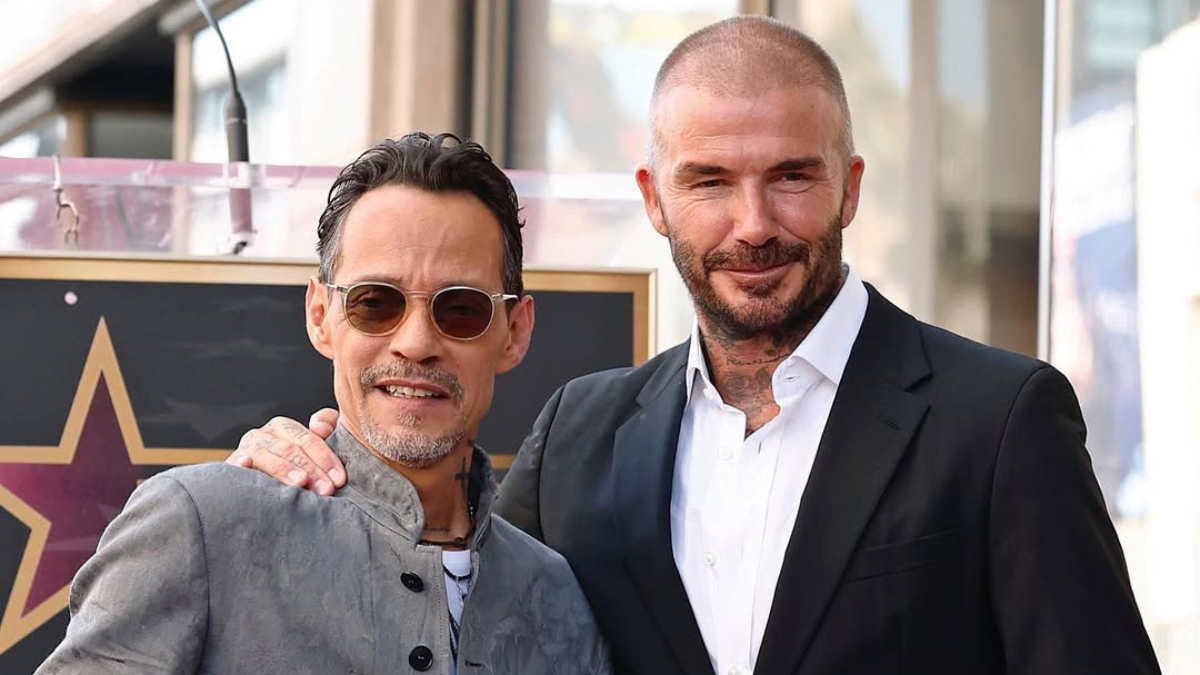 En septiembre de 2023, Marc Anthony recibió una estrella en el Paseo de la Fama de Hollywood en Los Ángeles. Le acompañó David Beckham.