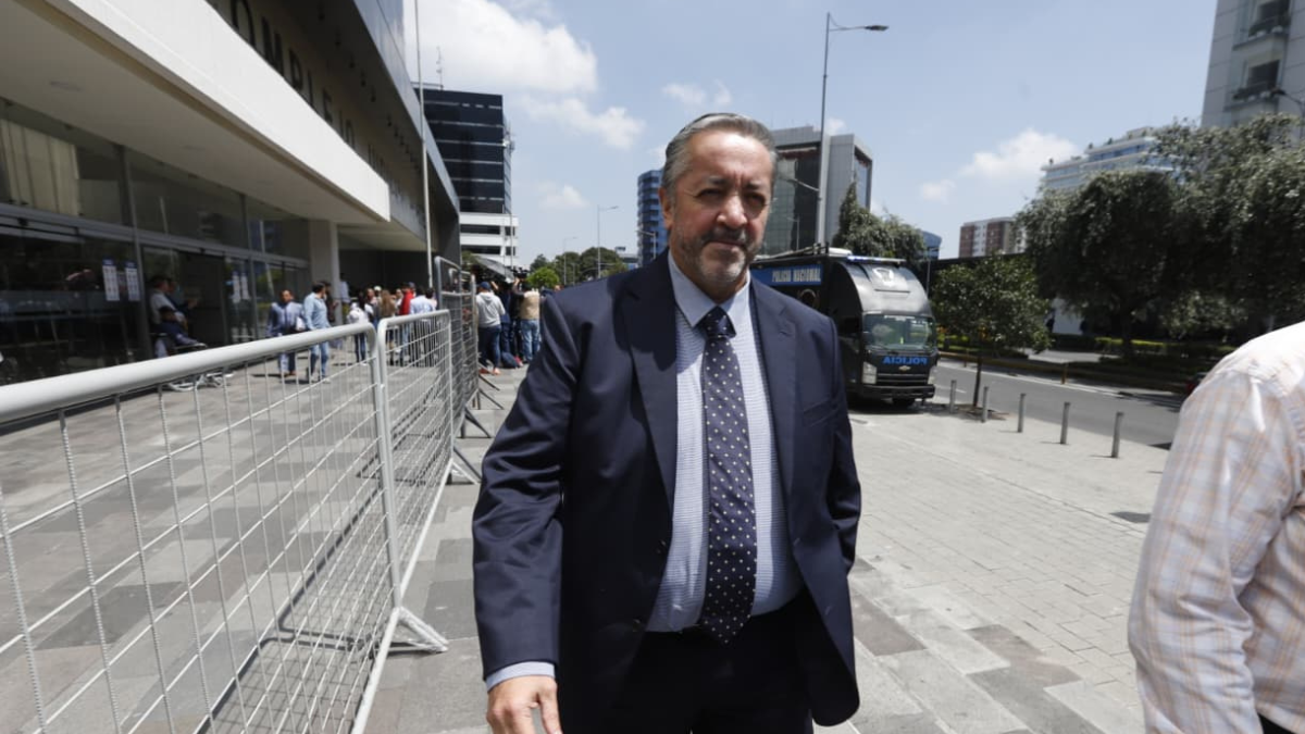 Ramiro García, abogado de Aquiles Álvarez, durante el caso Goleada.