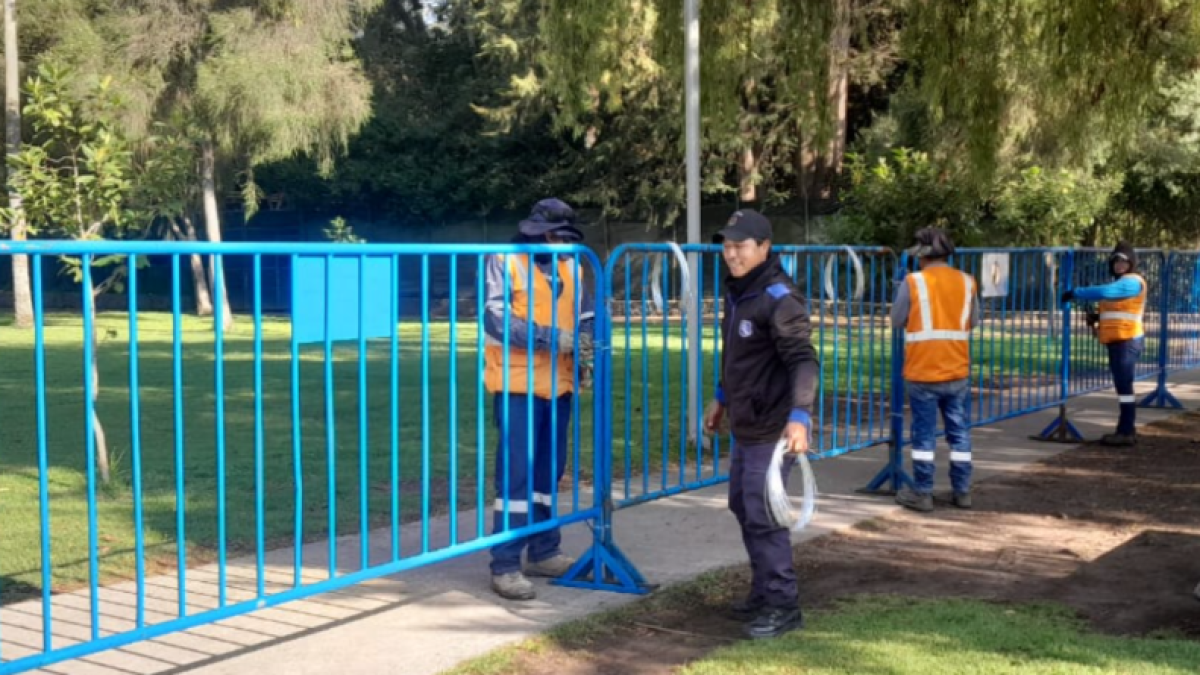 Las lagunas de La Alameda y La Carolina fueron valladas.