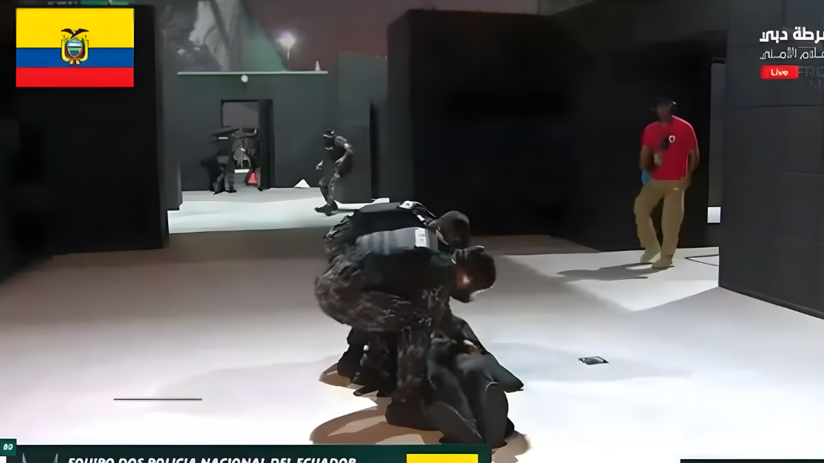 El equipo de la Policía Nacional del Ecuador participa en el reto internacional de Dubái, que reúne a cuerpos de seguridad de todo el mundo