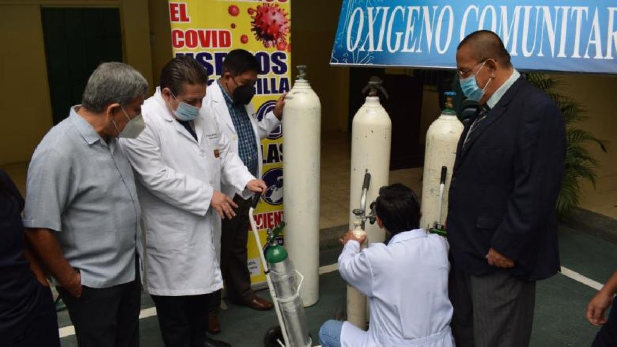 Foto referencial. Los tanques de oxígeno son importantes para las personas con afectaciones respiratorias