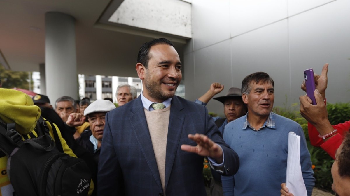 Juan Andrés González es el actual jefe de la bancada de Revolución Ciudadana en la Asamblea Nacional.